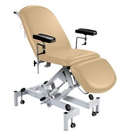 Fusion Drop End Multi-Discipline Couch, Hydraulic Height Adjustment, Gas Assisted ﻿Head and Foot Sections