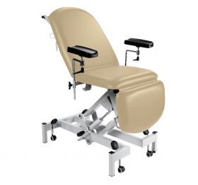 Fusion Phlebotomy Chair - Hydraulic Height Adjustment, Gas Assisted Head & Foot Sections [Pack of 1]