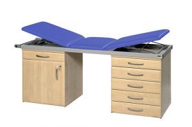 Specialist Couch, 1 Drawerline Unit & 1 Drawer Pack Sun-CS3B-3S/Mid Blue [Pack of 1]