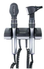 Keeler 1964-P-2006 Practitioner Ophthalmoscope Fibre Optic Otoscope Corded Wall Unit Set 240V