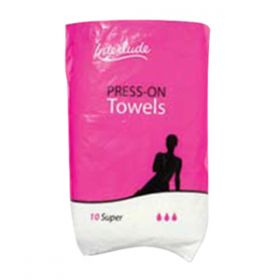 Press On Sanitary Towels Non Sterile [Pack of 10] 