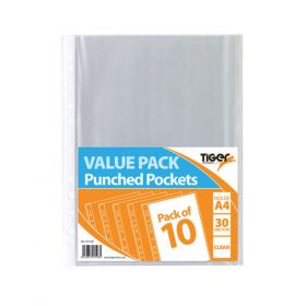 A4 PUNCHED POCKETS PK10 301598
