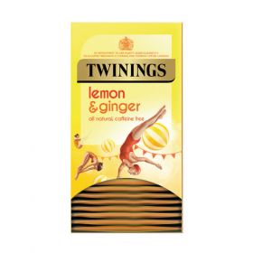 TWININGS LEMON GINGER INFUSION TEA