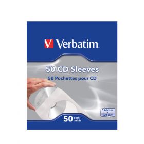 VERBATIM CD/DVD  PAPER SLEEVES PK50