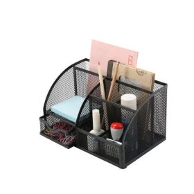 Q-CONNECT CURVED DTOP ORGANISER BLK