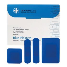 RELIANCE ASTD PLASTERS BLUE PK100