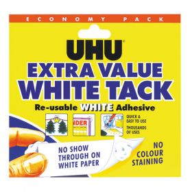 UHU WHITE TACK ECONOMY 43527 PK 6