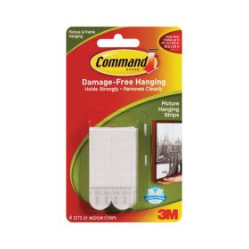 3M COMMAND MED PICT HANGING STRIPS