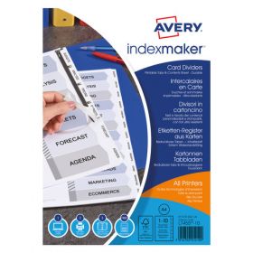AVERY INDEX MAKER A4 10-PT PUNCHED