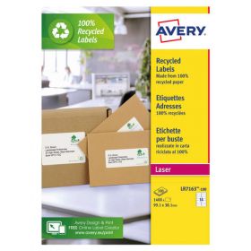 AVERY RECY AD LSR LBL 99.1X38.1 P100