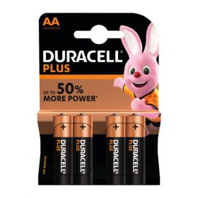 DURACELL PLUS AA 4PACK COPPER/BLK