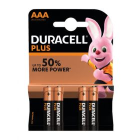DURACELL AAA PLUS 4PACK COPPER/BLK