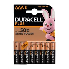 DURACELL AAA PLUS 8PACK COPPER/BLK