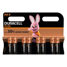DURACELL AA PLUS 8PACK COPPER/BLK