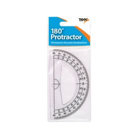 180 DEGREE PROTRACTOR CLEAR 300957