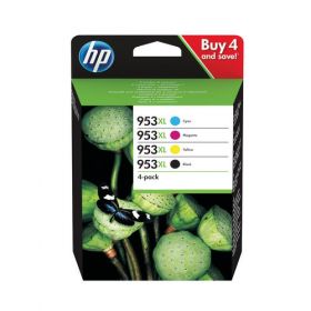 HP 953XL HY CMYK ORIG INK CART PK4