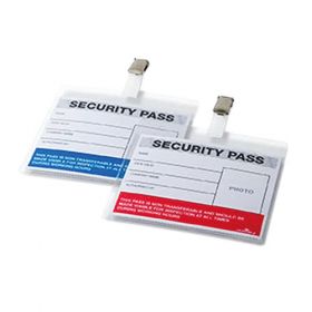DURABLE SECURITY PASS COLOUR CODED