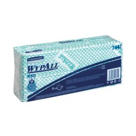 WYPALL X50 CLEANING CLOTH 50SHTS GRN