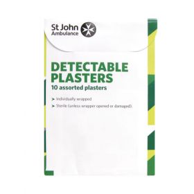 SJA DETECTABLE ASSTD PLASTERS PCK 10