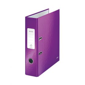 LEITZ WOW LEVER ARCH FILE PURP PK10