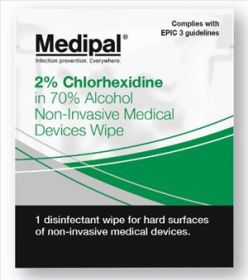 MEDIPAL CHLORHEXIDINE 2% DISINFECTANT WIPES 190MM X 105MM [PACK OF 200]