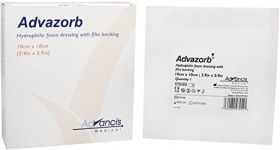 Advazorb Hydrophilic Foam Dressing 10cm x 10cm [Pack of 10]
