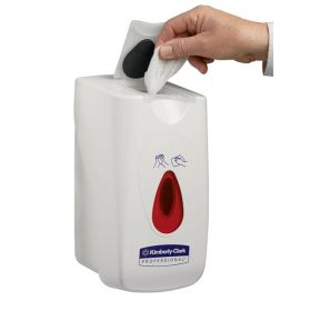 7936 Kimberly-Clark Professional Small Roll Wiper Dispenser White [Pack of 1]