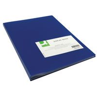Q-CONNECT DISPLAY BOOK 40 PKT BLUE