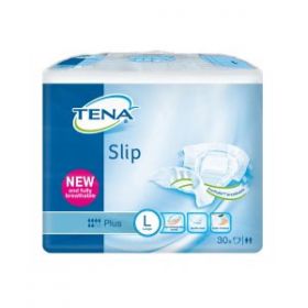 Tena Slip Plus - Large (100-150cm/40-60in) Pack of 30