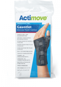 Actimove Gauntlet Thumb and Wrist Brace Large 17.5-20cm RI/LE [Pack of 1]