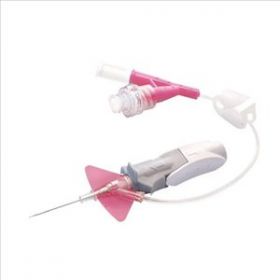 Cannula Pink 20G x 32mm Dual Port with Needle-Free Connector and Instaflash for Radiology [Pack of 20]