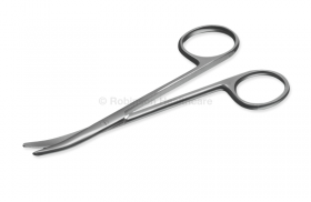 Instrapac Strabismus Scissor Curved 11.5cm [Pack of 1]