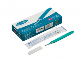 Instrapac Disposable Scalpel No: 15 Stainless Steel Blade [Pack of 10]