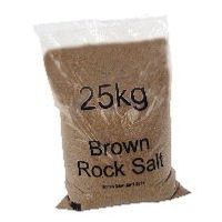 BROWN ROCK SALT 25KG X 20 BAGS