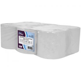 Pristine Basic 1ply Centrefeed White 300m [Pack of 6]