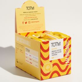 Totm Non Applicator Tampon Regular [Pack of 12]