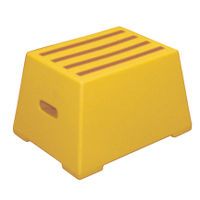 PLASTIC SAFETY 1 STEP YELLOW 325094