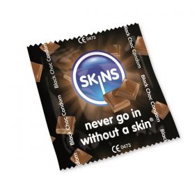 Skins Black Choc Condoms [Pack of 500]