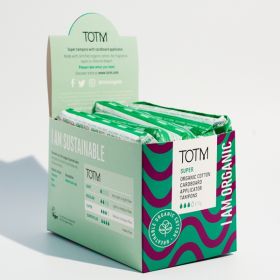 Totm Applicator Tampon Super [Pack of 12]