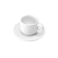 CPD CUP/SAUCER PK6 WHITE