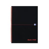 BLACK N RED PROF A4 BK A-Z 140P PK5