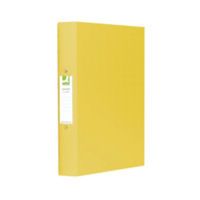 BANNER PP 2 RING BINDER A4 25MM YLW