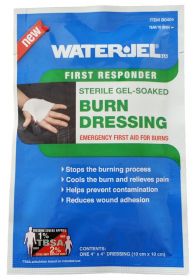 Waterjel Sterile Gel-Soaked Burn Dressing 10cm X 10cm [1]