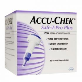 Accu-check Safe-T-Pro Plus Single Use Lancets [Pack of 200] 