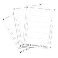 NAME BADGE INSERTS 40X75MM 25 SHEETS