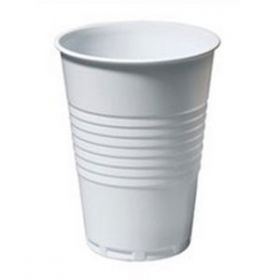 Cup Disposable 200ml (7oz) Plastic Squat Vending White