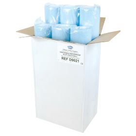 Blue Waterproof Couch Rolls 33cm x 20" [Pack of 6] 