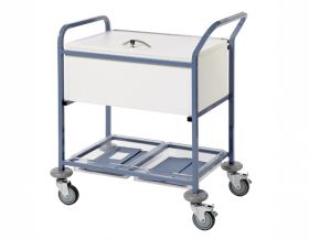 Sunflower ?Records Transfer Trolley - With Folding Locking Top