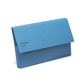 GUILDHALL DOCUMENT WALLET A4 BLUE