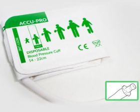 Accu-PRO NIBP Cuff, Disposable, Single Tube, Bayonet, Child (Box of 20)